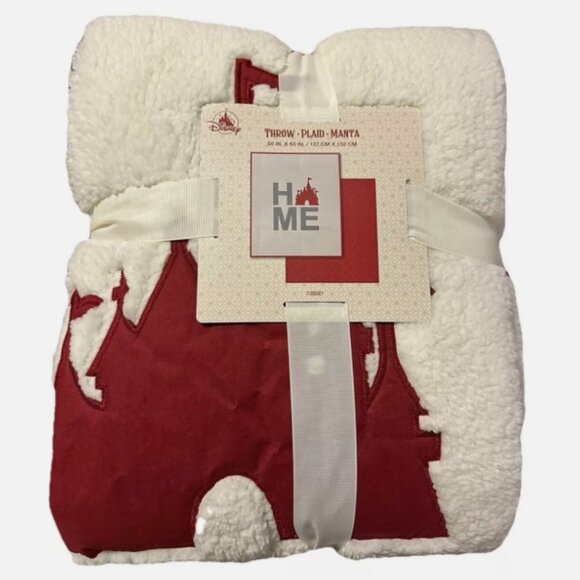 Disney Parks Collectible Limited Edition Disney Castle Reversible Throw NWT - Picture 1 of 7